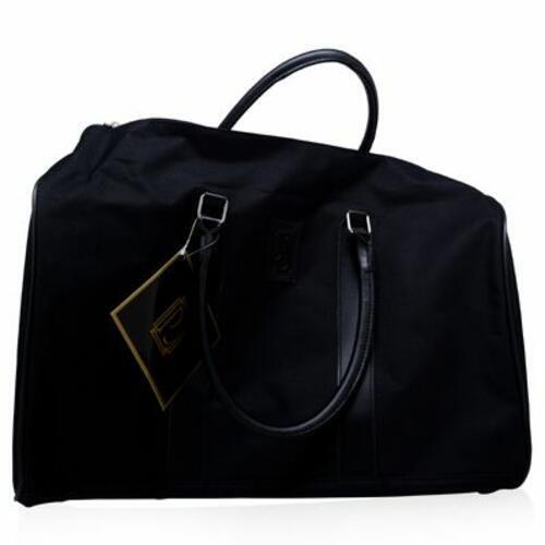 PAUL SEBASTIAN BLACK DUFFLE BAG