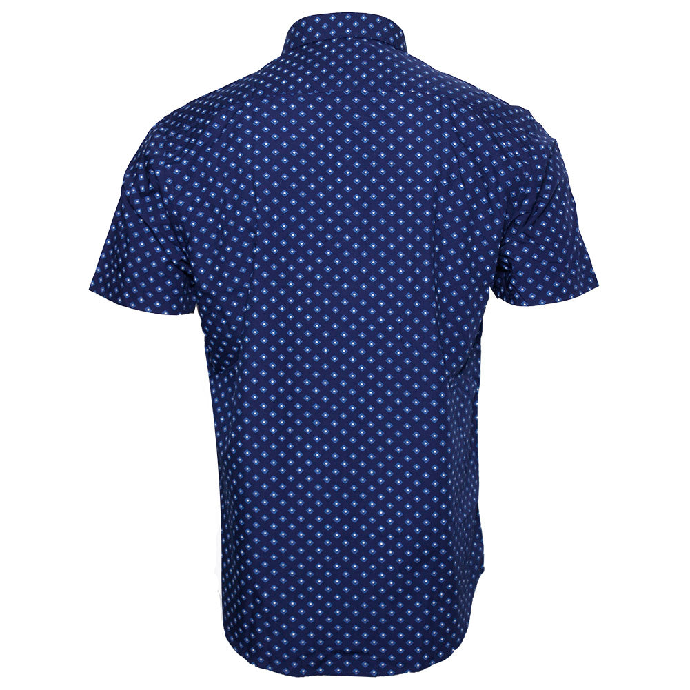 Navy Light Blue Print