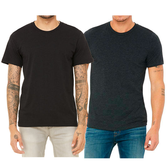 Bella + Canvas Men's T-Shirt Triblend Short-Sleeve Casual Cotton T-Shirt 3413C