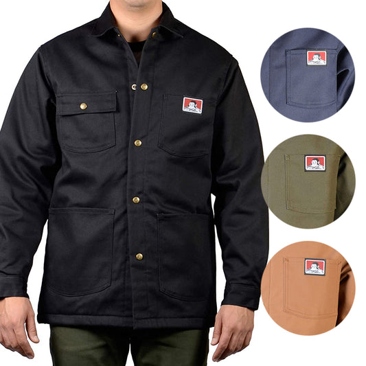 Ben Davis Mens Heavyweight Original Snap Button Front Jacket 398