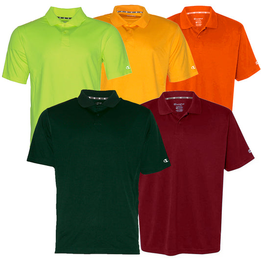 Champion Mens Polo Shirt Ultimate Double Dry Short Sleeve Sport T-Shirt H131