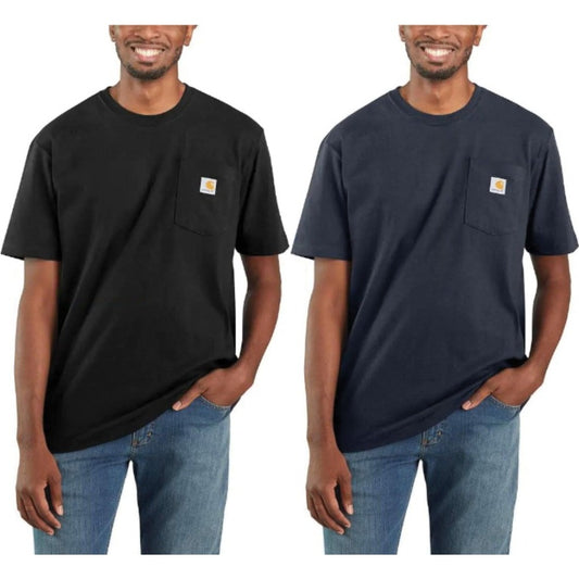 Carhartt Men's T-Shirt Loose Fit Heavyweight Short-Sleeve Pocket Work T-Shirt
