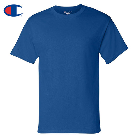 Champion Men's T425 Basic Short Sleeve Cotton Crew Neck T Shirt