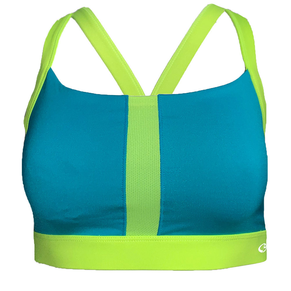Teal Lime Colorblocked