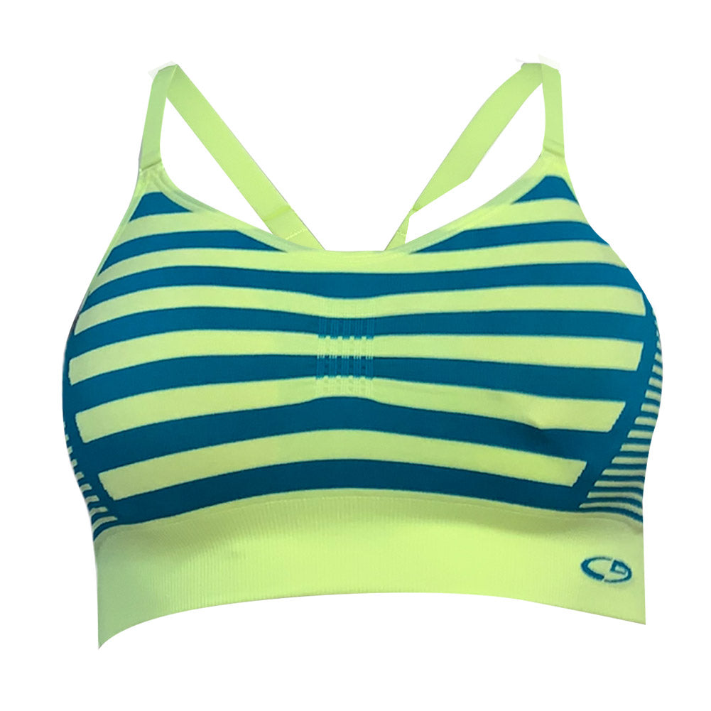 Teal Yellow Striped