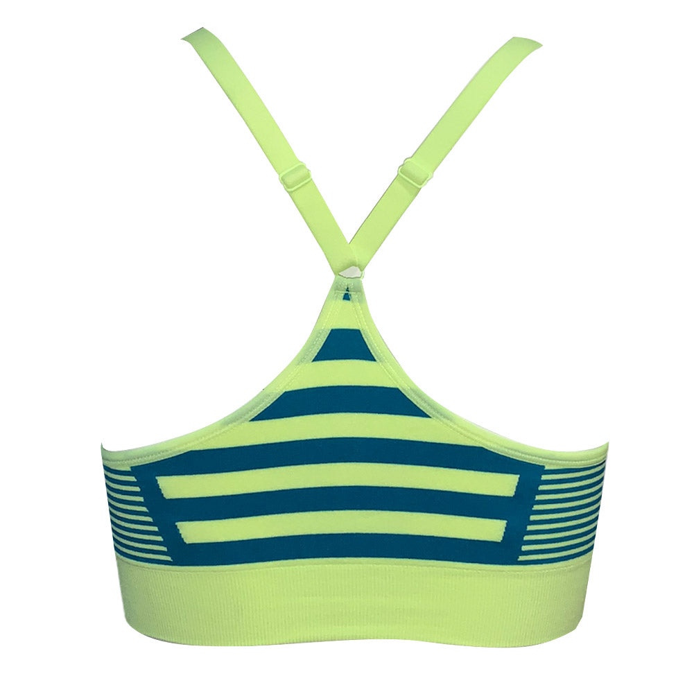Teal Yellow Striped