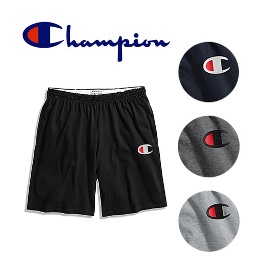Champion Men's G856H-Y07689 Athletic Wear Big C Logo Classic Jersey Gym Shorts