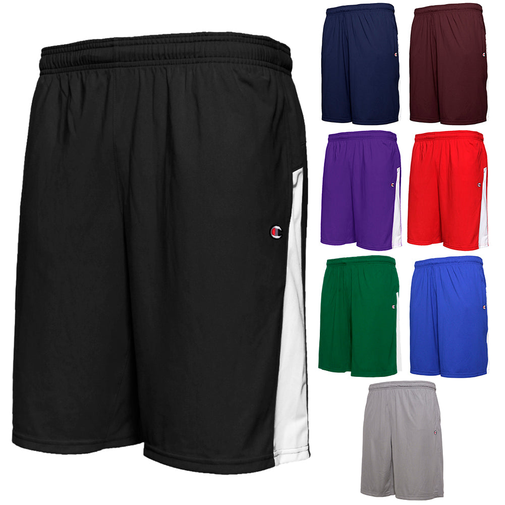 Champion Men's Basketball Shorts Athletic Gym Active Wear Pocket 11" Inseam