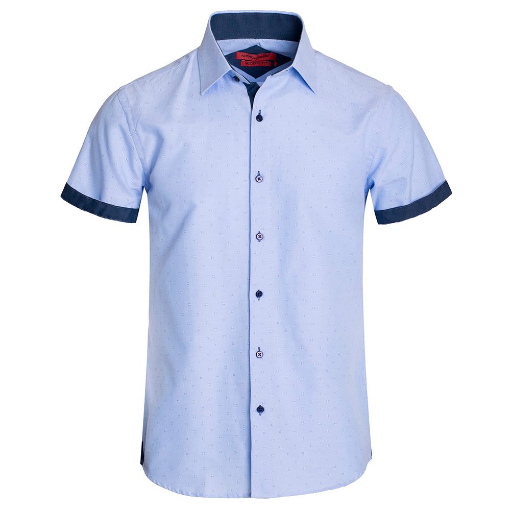 Light Blue - White Square