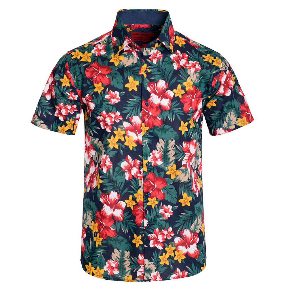 Navy - Flower Print
