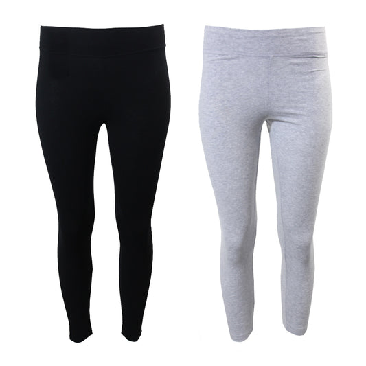 Sofra Ladies Cotton Capri Leggings