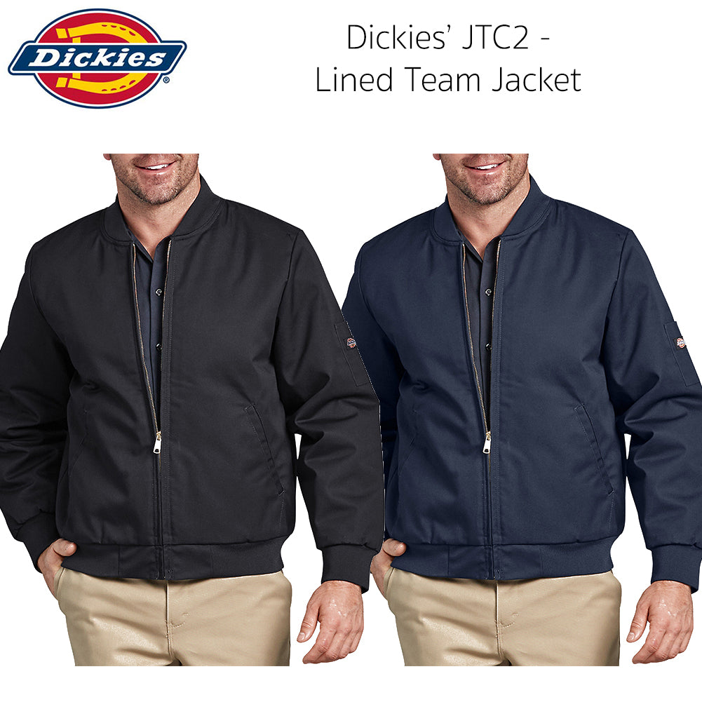 Dickies Men's JTC2 Comfortable Lined Zip Up Team Jacket