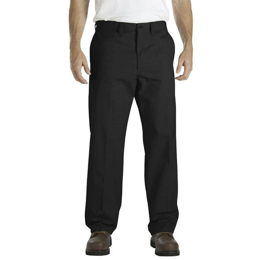 Dickies Men's LP817 Industrial Flat Front Comfort Waist Work Pants
