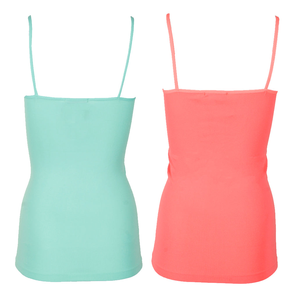 Crystal Blue Neon Coral