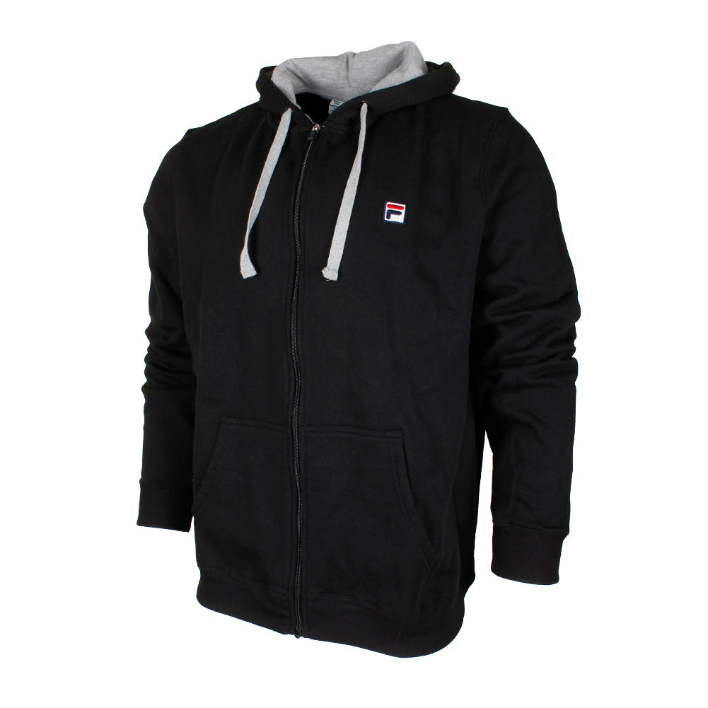 Fila Men's Heritage Logo Full Zip Heavy Fleece Hoodie