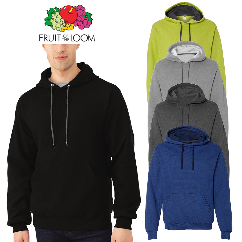 Fruit of the loom men's dual defense pullover outlet hooded sweatshirt