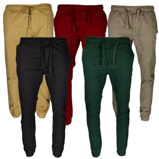 Men's Pants Relaxed Waist Drawstring Waist Straight Leg Casual Pants