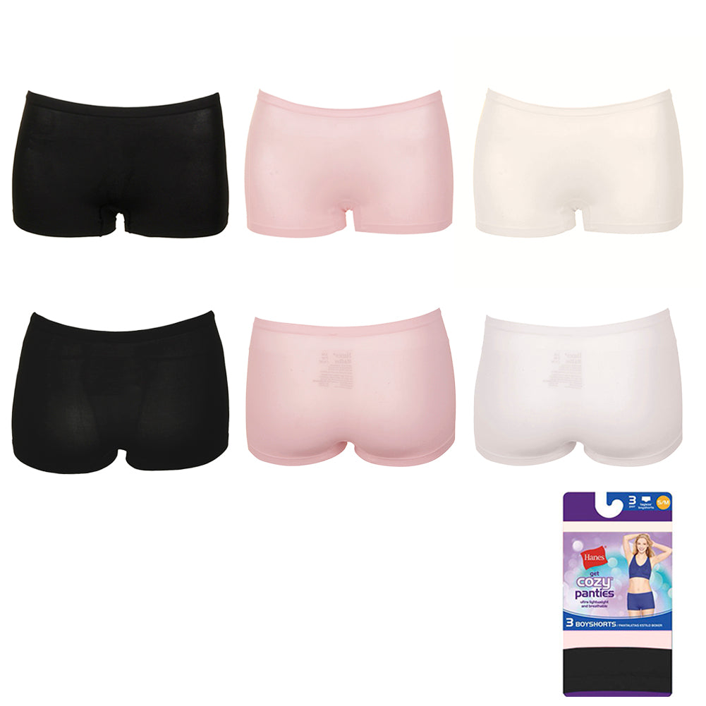3 Pack-Black White Pink