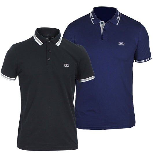 Hugo Boss Green Men's Regular Fit Short Sleeve Paddy Polo Shirt