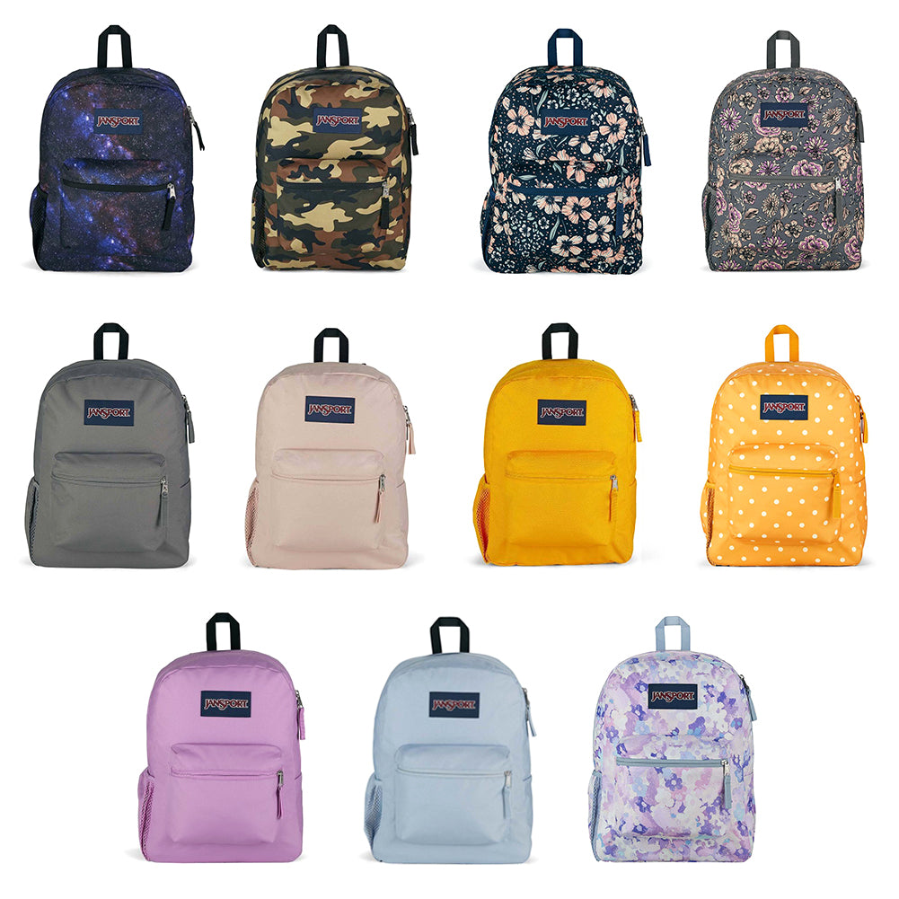 JanSport Cross Town Backpack 100% Authentic School Student Book Bag JS Designer Brands For Less JanSport Cross Town Backpack 100% Authentic School Student Book Bag JS Designer Brands For Less