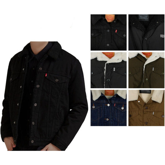 Levi's Men's Denim Sherpa Lined Trucker Jean Jacket