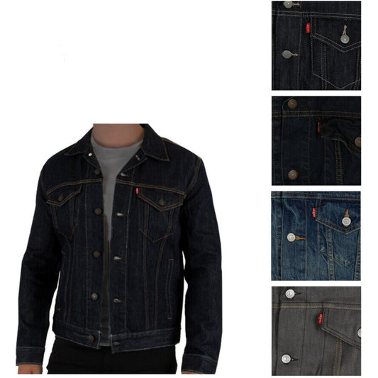 Levi's Men's Denim Cotton Button Front Trucker Jean Jacket
