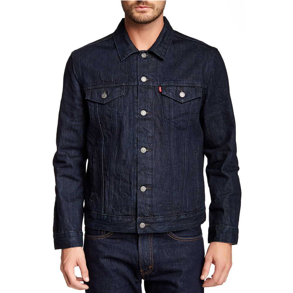 Levi's Men's Denim Cotton Trucker Jacket – Button Front, Classic Style, Regular Fit