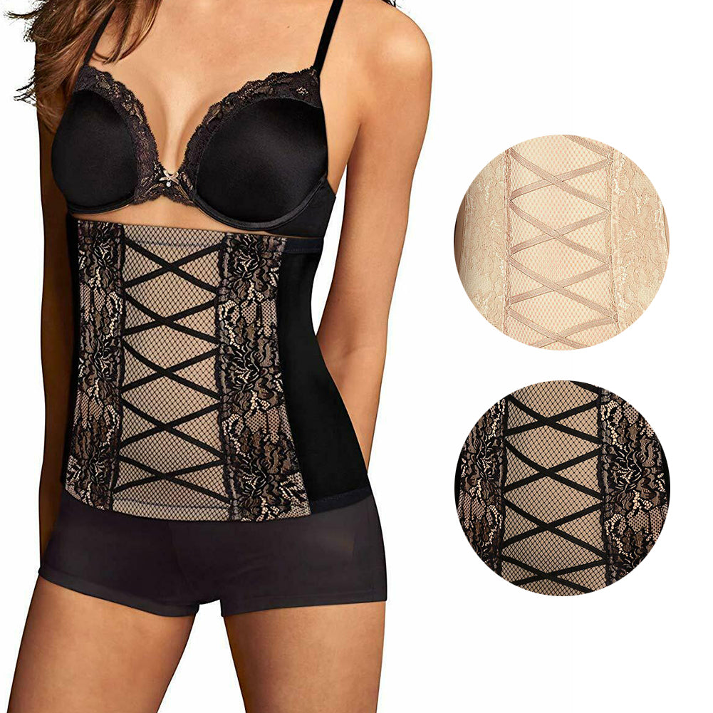 Maidenform Women's Lace Frim Control All Around Smoothing Waistnipper Corset