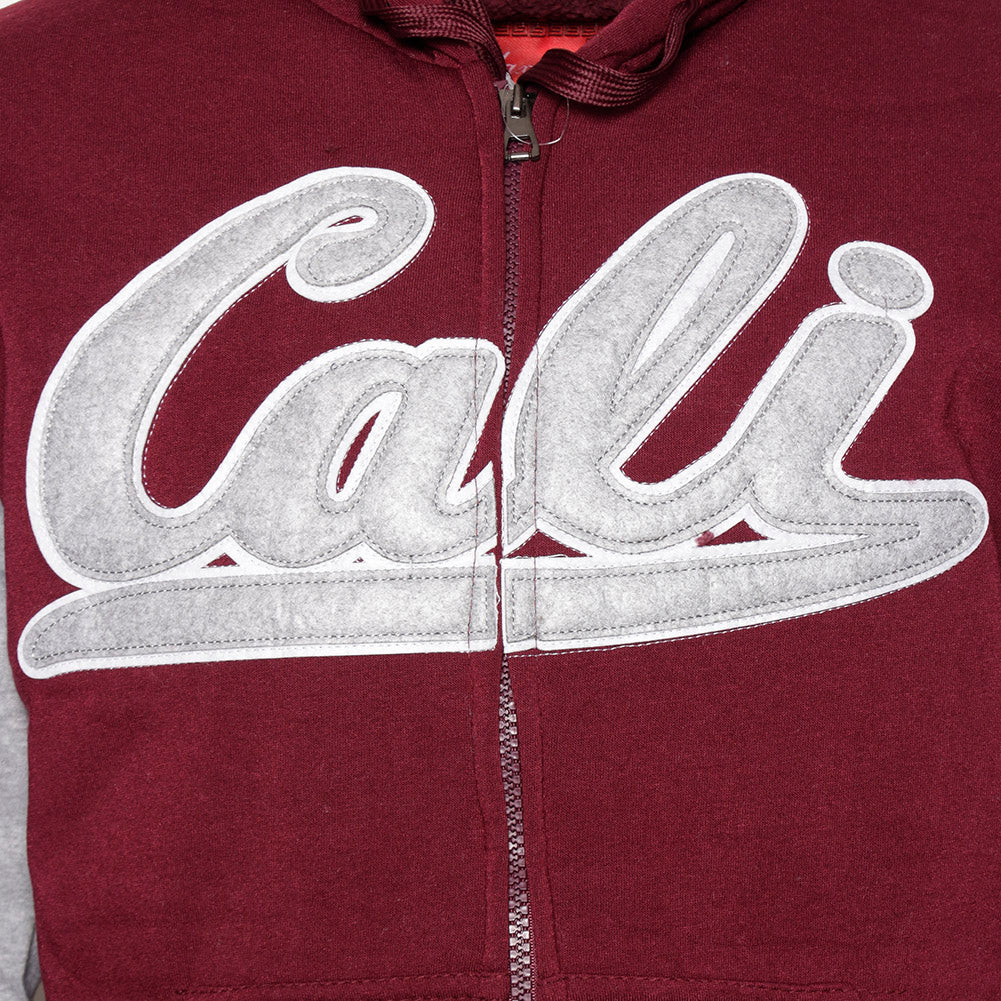 Burgundy Heather Grey