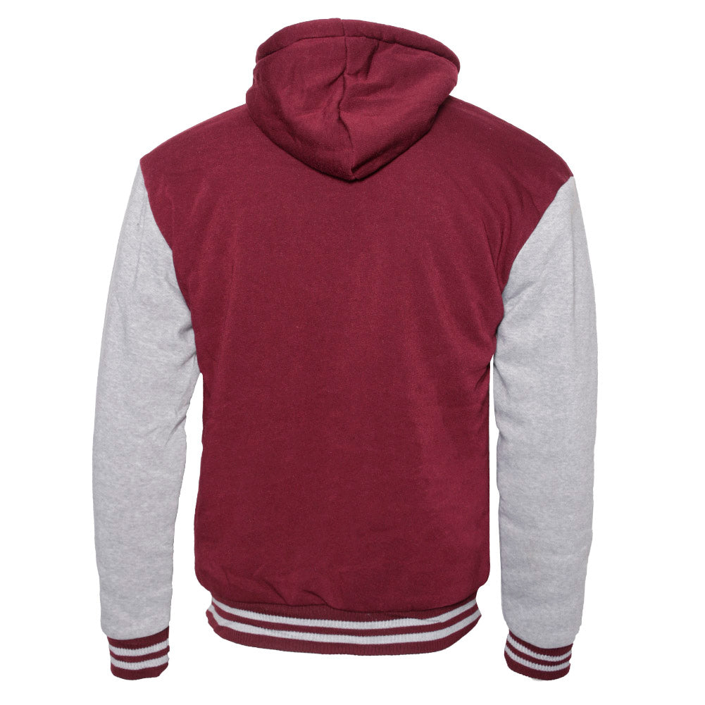 Burgundy Heather Grey