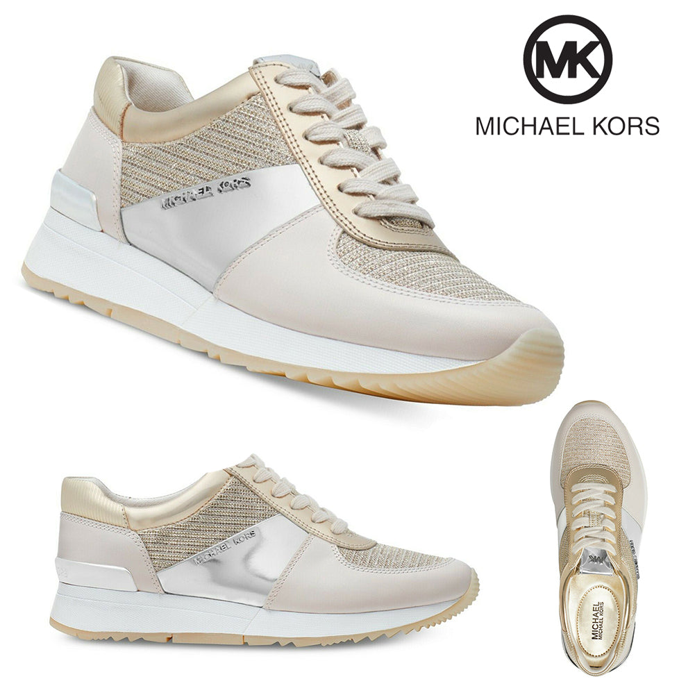 Michael Kors Ladies Allie Trainer Leather Sneakers Shoes