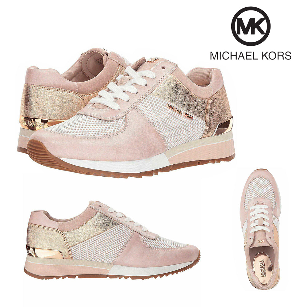 Michael Kors Ladies Allie Trainer Leather Sneakers Shoes