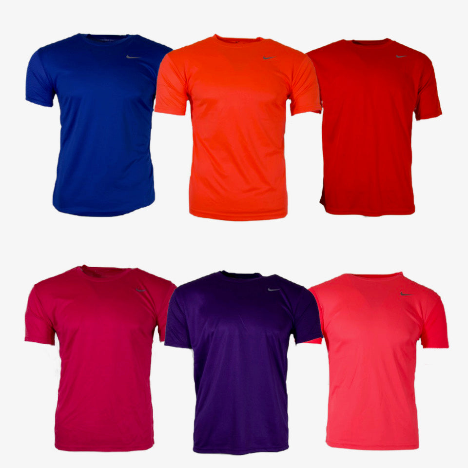 Nike Men's T-Shirt Challenger Dri-Fit Short Sleeve Athletic Workout Crew Shirt