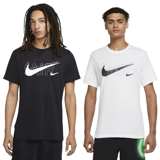 Nike Men's T-Shirt NSW Athletic Air Logo Fitness Work Out Short Sleeve Shirt