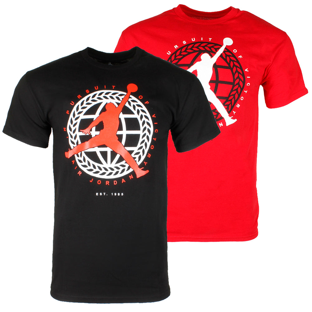 Nike Men's Air Jordan In Pursuit of Victory Graphic Athletic Wear Gym T-Shirt