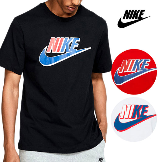 Nike Men's Active Short Sleeve T Shirt Two Color Americana Futura Logo