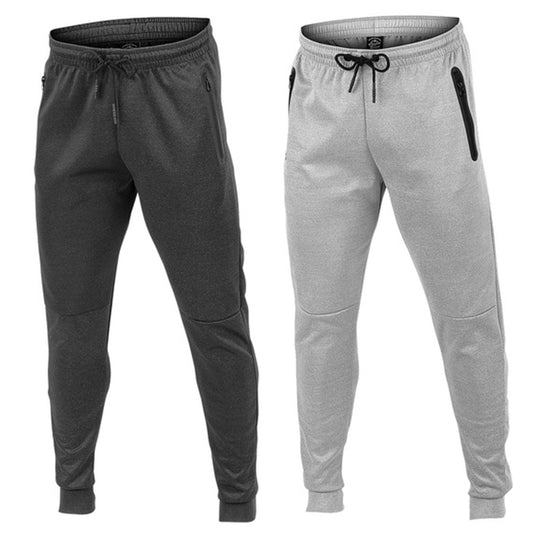 Mens Tech Jogger Pants Gym Active Lifestyle Sweatpants Side Pockets Casual Fit