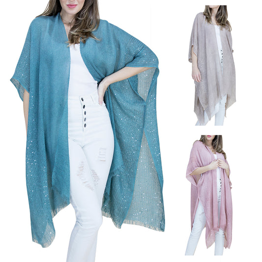 Women's Kimono Bathing Suit Beach Cover Up Summer Swimsuit Wrap Shawl Cardigan