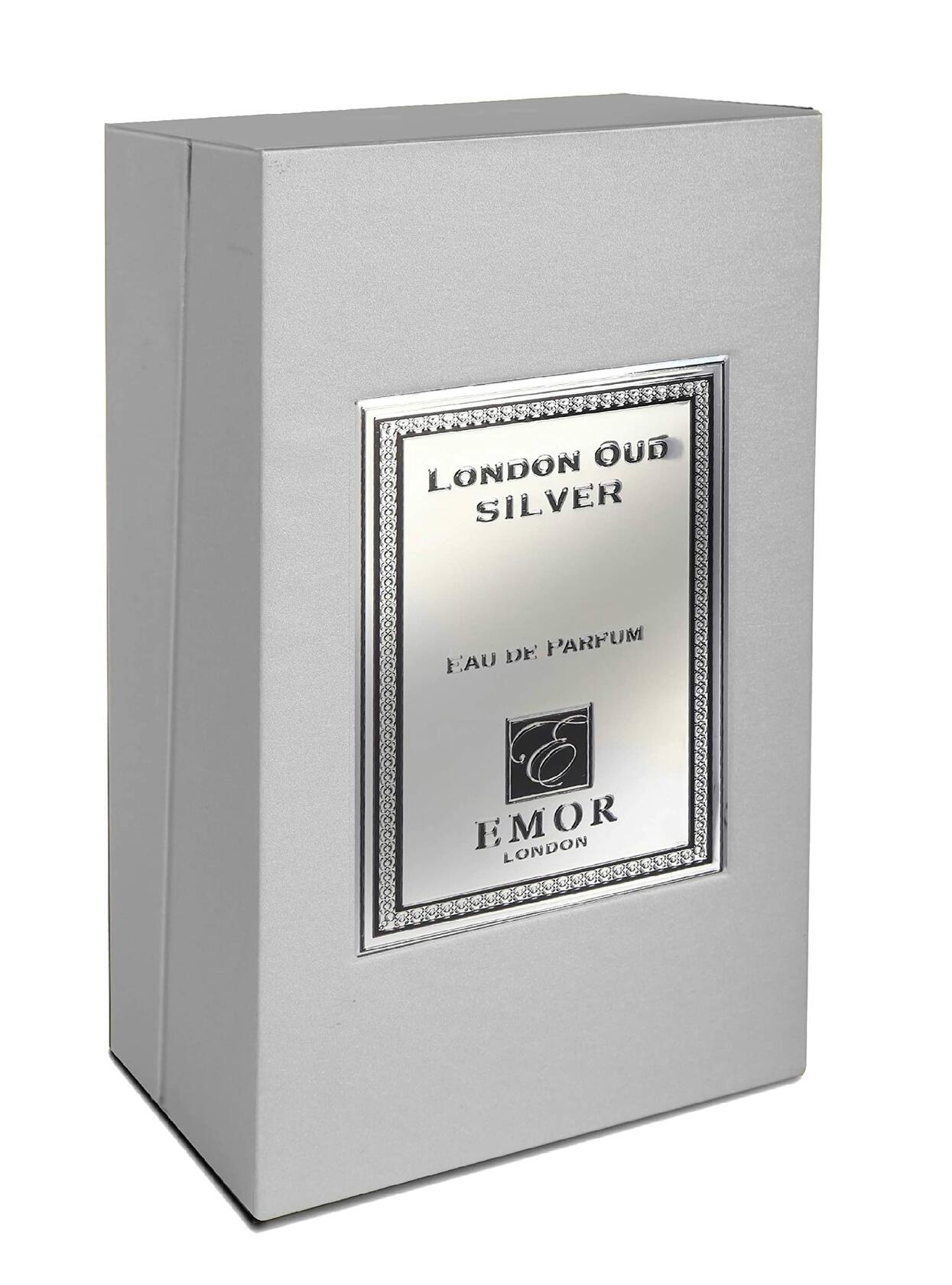 Emor London Oud Silver by Emor London Eau De Parfum Spray (Unisex) 4.2 oz for Men