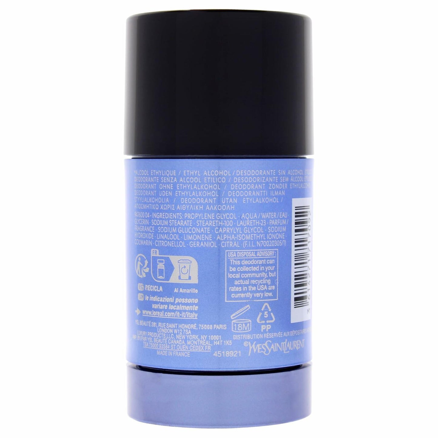 Y/YSL DEODORANT STICK 2.6 OZ (75 ML) (M)