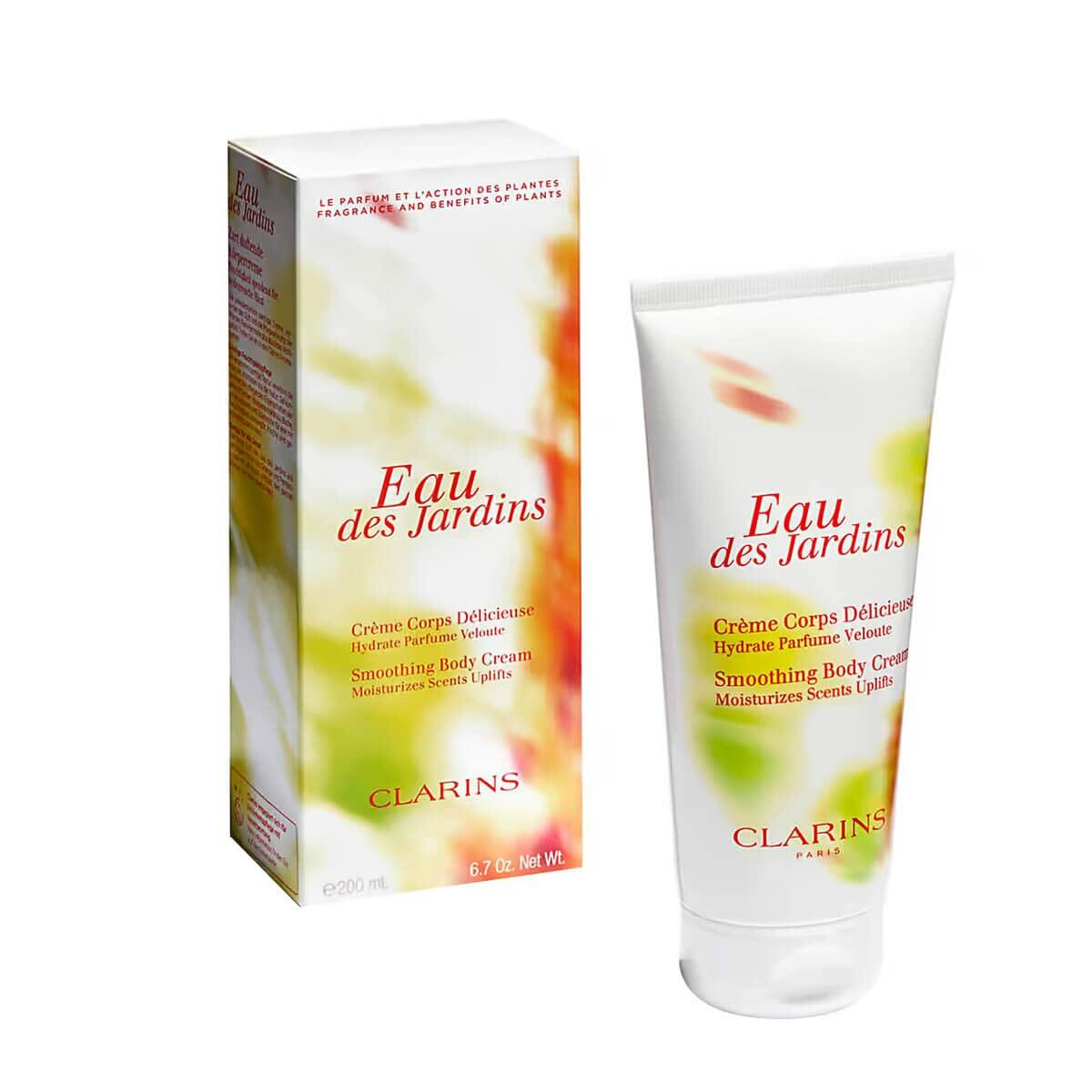 CLARINS/EAU DES JARDINS SMOOTHING BODY CREAM 6.7 OZ (200 ML)
