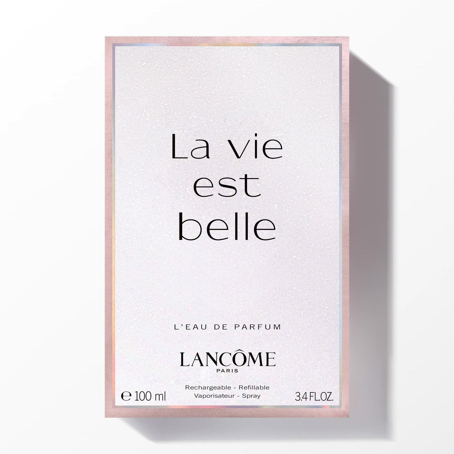 Lancôme La Vie Est Belle Eau de Parfum - Long Lasting Fragrance with Notes of Iris, Earthy Patchouli, Warm Vanilla & Spun Sugar - Floral & Sweet Women's Perfume, 3.4 Fl Oz