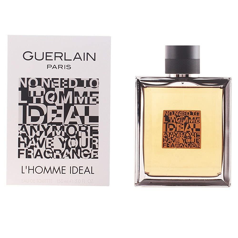 Guerlain L'Homme Ideal Eau de Toilette Spray for Men, Woody Aromatic, 5 Fl Oz