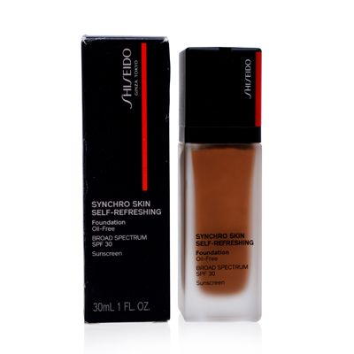 Shiseido Synchro Skin Self-Refreshing Foundation SPF 30, 530 Henna - Medium, Buildable Coverage + 24-Hour Wear - Waterproof & Transfer Resistant - Non-Comedogenic