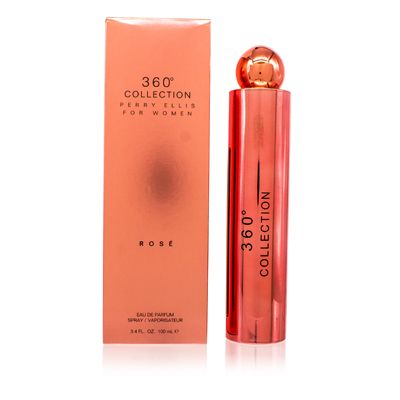 Perry Ellis 360 Collection Rose for Women Eau de Parfum Spray, 3.4 Ounce