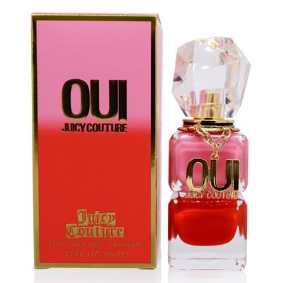 Juicy Couture Oui Eau De Parfum, Women's Perfume with Notes of Watermelon, Jasmine & Techno Woods - Fruity & Floral Perfume for Women, EDP Spray, 1.7 Fl Oz