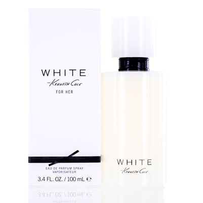 Kenneth Cole White for Her Eau de Parfum Spray for Women, Notes of Mandarin, Vanilla, Musk, and Orchid, Fruity, Fresh, Feminine Scent, Long-Lasting, Everyday Wear Fragrance, 3.4 Fl oz