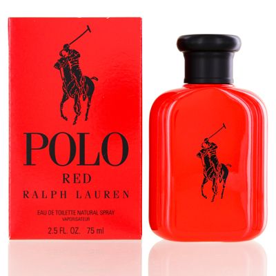 RALPH LAUREN FRAGRANCES Polo Red - Eau de Toilette - Men's Cologne - Woody & Spicy - With Grapefruit, Saffron, and Redwood - Medium Intensity - 2.5 Fl Oz