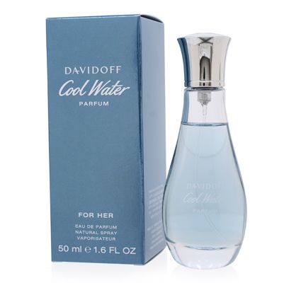 COOL WATER PARFUM FOR HER/DAVIDOFF EDP SPRAY 1.6 OZ (50 ML) (W)