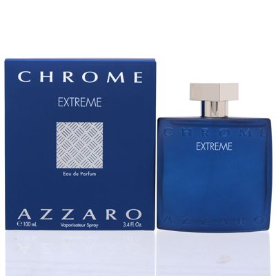 Azzaro Chrome Extreme Eau de Parfum - Mens Cologne - Woody, Citrus & Amber Fragrance, 3.3 Fl Oz